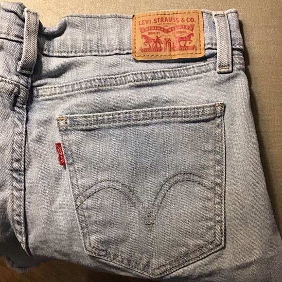 Levi’s Mid-Rise Denim Jean Shorts Cutoffs Sz30 - Picture 4 of 7